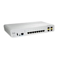 Cisco Catalyst WS-C2960C-8PC-L 8-Port Gigabit Ethernet PoE Compact Managed Switch – Refurbished