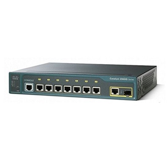 Used Cisco Catalyst WS-C2960G-8TC-L Ethernet 10/100/1000 Used Cisco Catalyst WS-C2960G-8TC-L Ethernet 10/100/1000