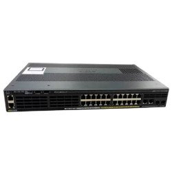 Cisco Catalyst WS-C2960X-24PSQ-L 24-Port Gigabit PoE+ Managed Switch – Refurbished