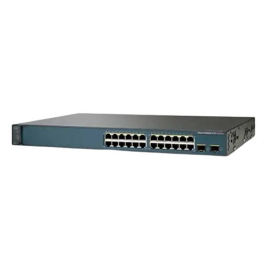 Cisco Catalyst WS-C3560V2-24TS-E 24-Port Layer 3 Managed Switch – Refurbished
