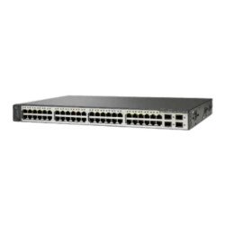 Cisco Catalyst WS-C3750V2-48TS-E 48-Port 10/100 Ethernet Managed Switch with 4 SFP Uplinks – Refurbished