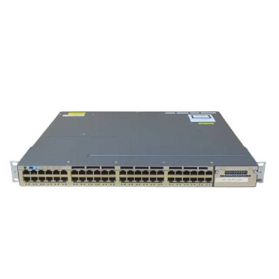 Cisco Catalyst WS-C3750X-48PF-L 48-Port Full PoE Layer 3 Managed Switch – Refurbished