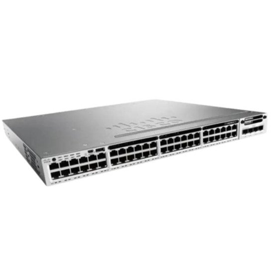 Cisco Catalyst WS-C3850-24XS 24-Port 10G SFP+ Fiber Managed Switch – Refurbished