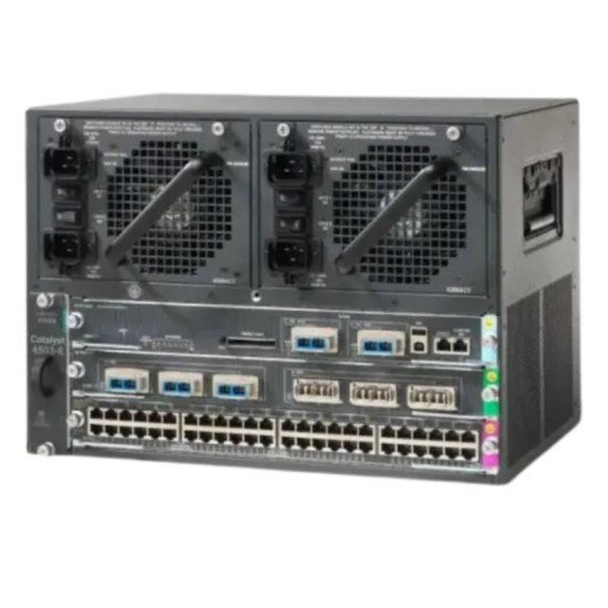 Cisco Catalyst WS-C4503-S2+48 48-Port Gigabit Ethernet Managed Switch with Supervisor Engine – Refurbished Cisco Catalyst WS-C4503-S2+48 48-Port Gigabit Ethernet Managed Switch with Supervisor Engine – Refurbished