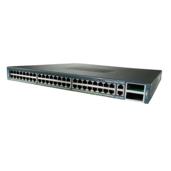 Cisco Catalyst WS-C4948-48P 48-Port Gigabit Ethernet PoE Managed Switch – Refurbished Cisco Catalyst WS-C4948-48P 48-Port Gigabit Ethernet PoE Managed Switch – Refurbished