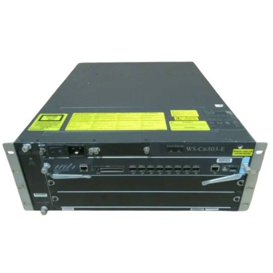 Cisco Catalyst WS-C6503-E 3-Slot Modular Network Switch Chassis – Refurbished