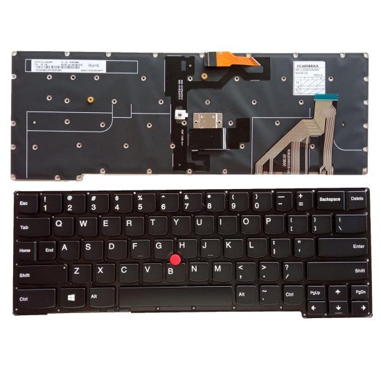 Lenovo Thinkpad X1 Carbon Gen 2nd 2014 20A7/20A8 Backlit Keyboard Lenovo Thinkpad X1 Carbon Gen 2nd 2014 20A7/20A8 Backlit Keyboard