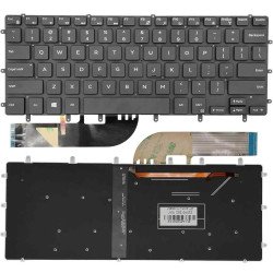 Dell XPS 15 9550 9560 9570 7590 P56F Inspiron 15 7558 7568 Precision M5510 5520 5530 Laptop Backlite Keyboard Dell XPS 15 9550 9560 9570 7590 P56F Inspiron 15 7558 7568 Precision M5510 5520 5530 Laptop Backlite Keyboard