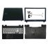 Acer E5-571G Laptop LCD Top Cover Bezel Hinges with Touchpad Palmrest and Bottom Base Full Assembly