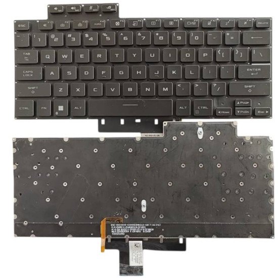 ASUS ROG Flow X16 GV601VV GV601R GV601RM GV601RW GV601RE 2022 2023 Laptop Backlit Keyboard