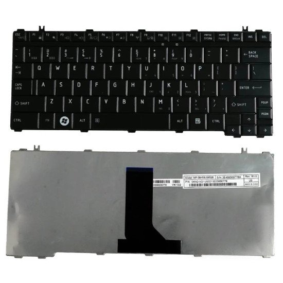 Toshiba Portege A600 U400 U405 Satellite U500 U505 E205 Series Laptop Keyboard